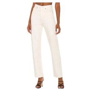 House Of Harlow 1960 cream High rise  Straight-Leg Jeans Women's Size 29